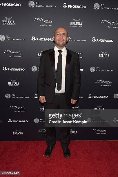 President, World Chess Ilya Merenzon attends 2016 Gala Opening for World Chess Championship at The Plaza Hotel on November 10, 2016 in New York City.