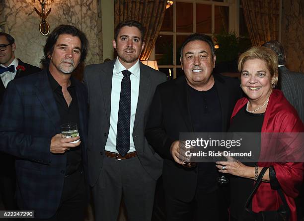 Steve Lassiter and Chris Looney APA, Honoree Doc McGhee and BeBe Evans CDB attend the 2016 NATD Honors Gala at Hermitage Hotel on November 9, 2016 in...