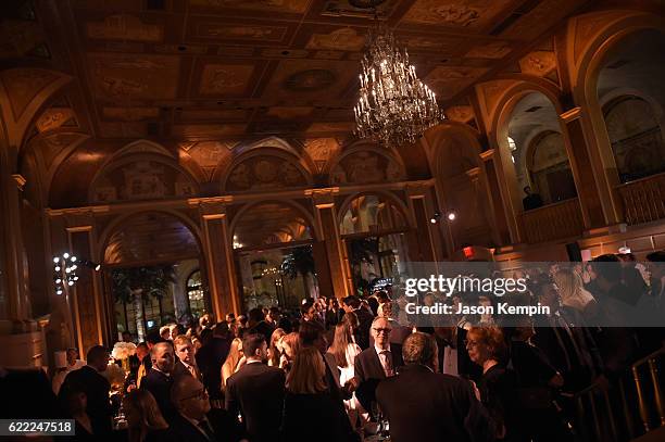 General view at 2016 Gala Opening for World Chess Championship at The Plaza Hotel on November 10, 2016 in New York City.