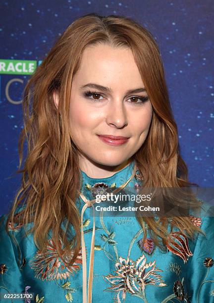 Actress Bridgit Mendler attends City Of Hope's 2016 Spirit Of Life Gala, Honoring Greenberg Traurig's Joel A. Katz at Santa Monica Beach on November...