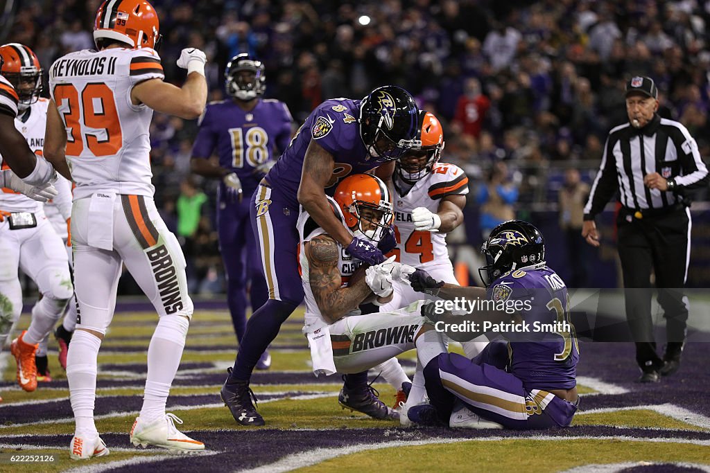 Cleveland Browns v Baltimore Ravens