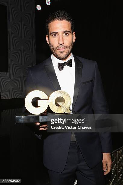 Miguel Angel Silvestre attends the GQ Men Of The Year Awards 2016 at Torre Virrelles on November 9, 2016 in Mexico City, Mexico.