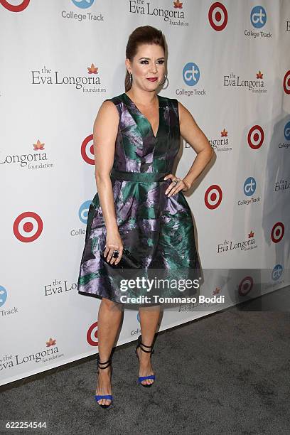 Alicia Machado attends the 5th Annual Eva Longoria Foundation Dinner at Four Seasons Hotel Los Angeles at Beverly Hills on November 10, 2016 in Los...