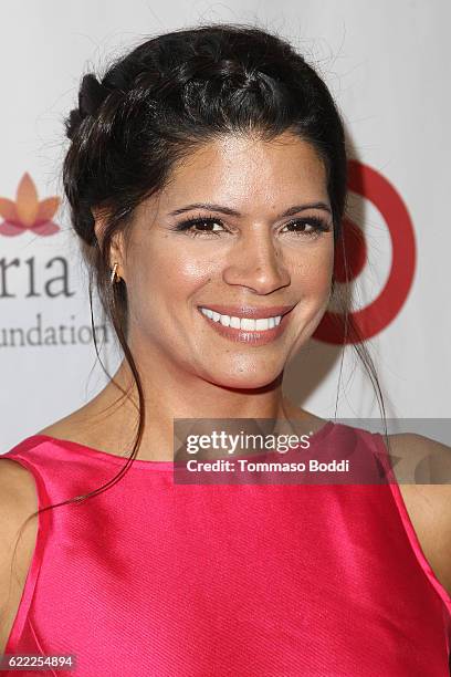 Andrea Navedo attends the 5th Annual Eva Longoria Foundation Dinner at Four Seasons Hotel Los Angeles at Beverly Hills on November 10, 2016 in Los...