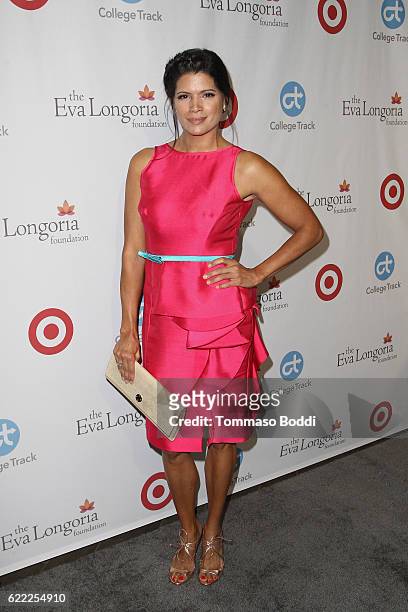 Andrea Navedo attends the 5th Annual Eva Longoria Foundation Dinner at Four Seasons Hotel Los Angeles at Beverly Hills on November 10, 2016 in Los...
