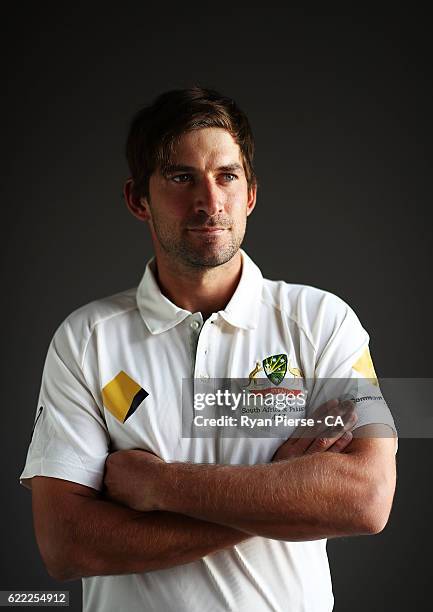 Joe Burns of Australia poses during a Headshots session on November 11, 2016 in Hobart, Australia.