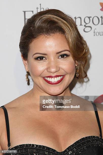 Justina Machado attends the 5th Annual Eva Longoria Foundation Dinner at Four Seasons Hotel Los Angeles at Beverly Hills on November 10, 2016 in Los...