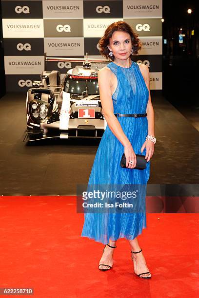 German actress Nadine Warmuth attends the GQ Men of the year Award 2016 at Komische Oper on November 10, 2016 in Berlin, Germany.