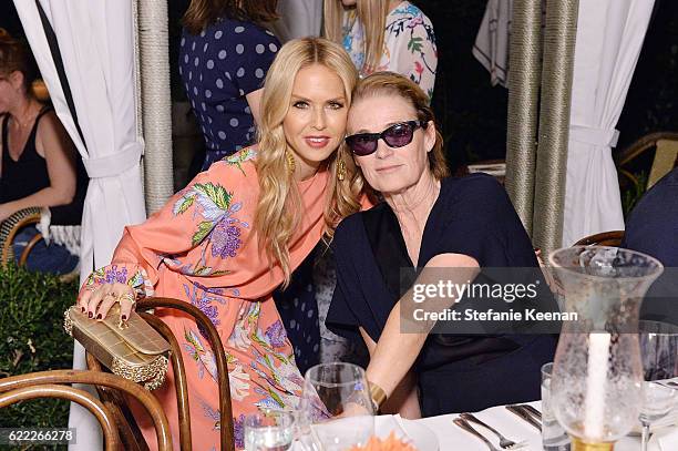 Rachel Zoe and Lisa Love attend Lisa Love Hosts Dinner For Jonathan Saunders, New Chief Creative Officer Of Diane Von Furstenberg at Chateau Marmont...