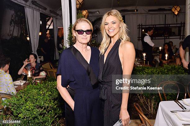 Lisa Love and Kelly Rohrbach attend Lisa Love Hosts Dinner For Jonathan Saunders, New Chief Creative Officer Of Diane Von Furstenberg at Chateau...