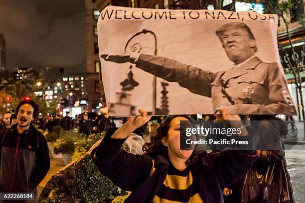 Various protests gathered in and around Manhattan and eventually marched through the streets, wending their way to Trump Tower. Groups including...