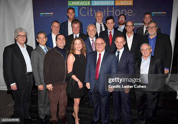 Board members Front row: Don Passman, Eric Wasserman, Evan Lamberg, Amanda Marks, Joel A. Katz, Charles Goldstuck, Irving Azoff. Second Row: David...