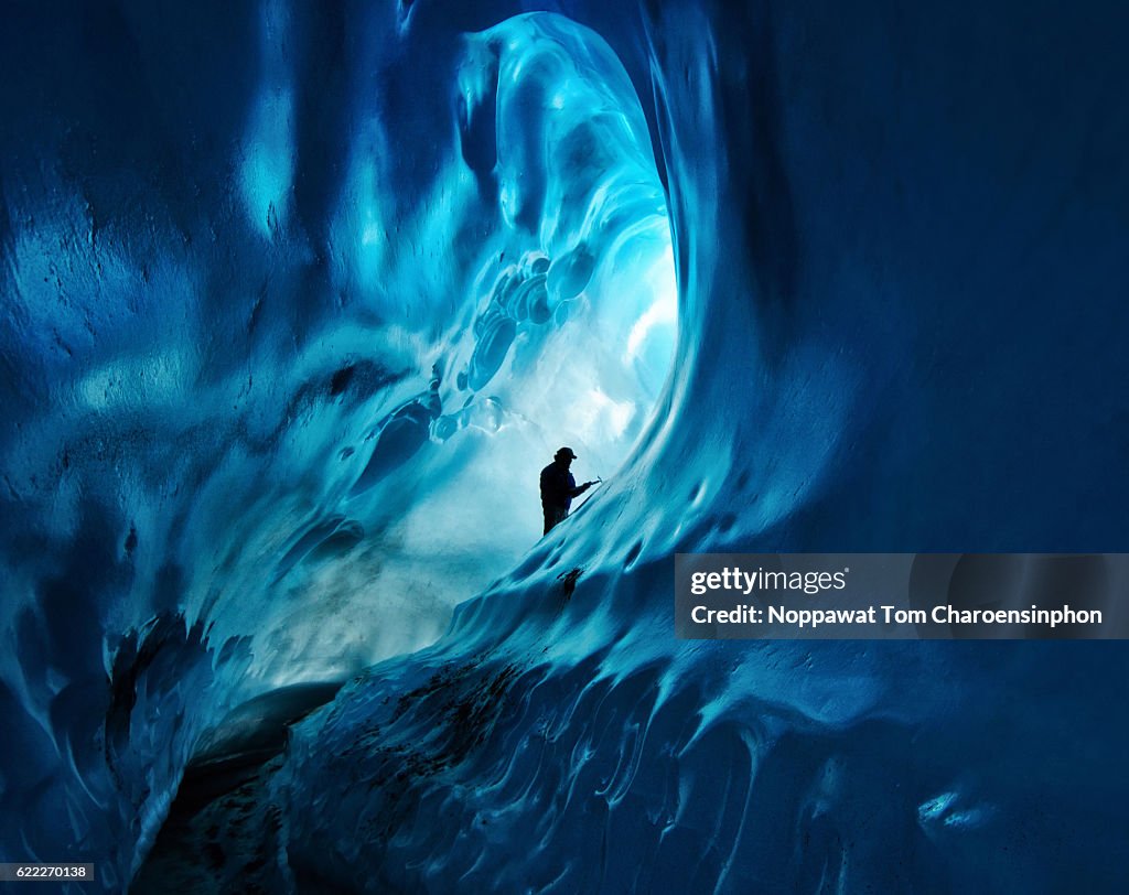 Ice Cave Adventure in Alaska