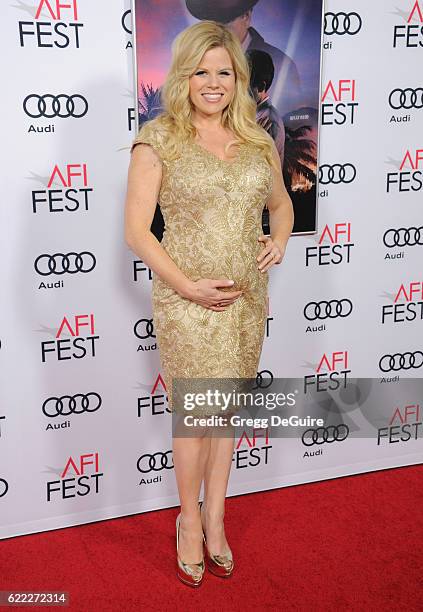 Actress Megan Hilty arrives at AFI FEST 2016 Presented By Audi - Opening Night - Premiere Of 20th Century Fox's "Rules Don't Apply" at TCL Chinese...