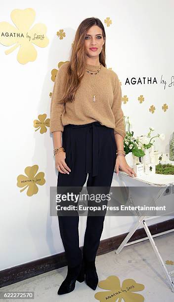 Sara Carbonero presents her new jewellry collection for Agatha Paris on November 10, 2016 in Madrid, Spain.