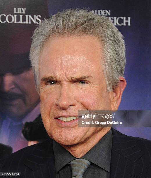 Actor Warren Beatty arrives at AFI FEST 2016 Presented By Audi - Opening Night - Premiere Of 20th Century Fox's "Rules Don't Apply" at TCL Chinese...