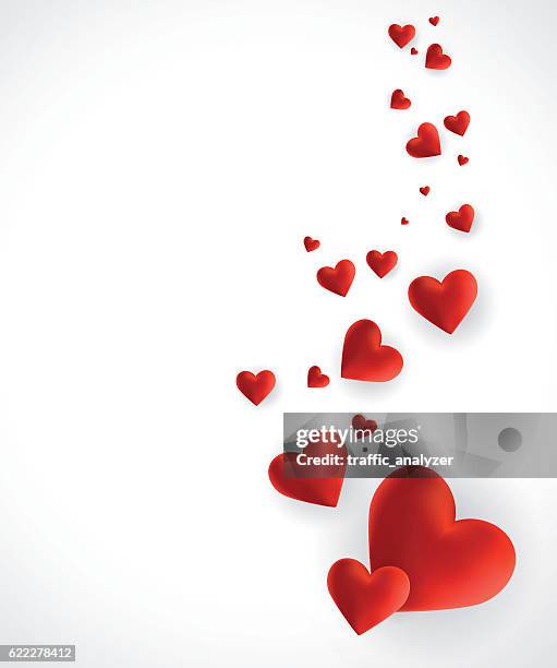 hearts - valentine's day background - valentine's day stock illustrations