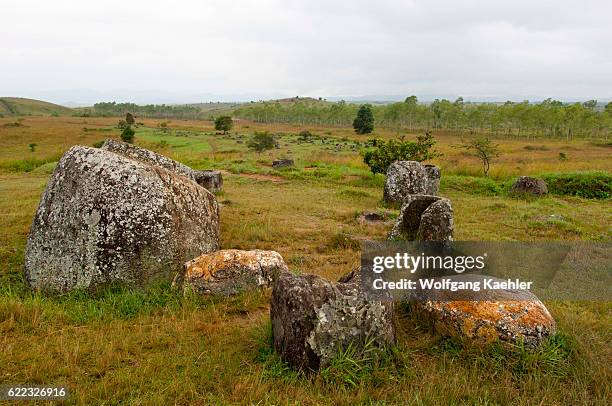 The Plain of Jars consists of thousands of stone jars scattered around the upland valleys and the lower foothills of the central plain of the...
