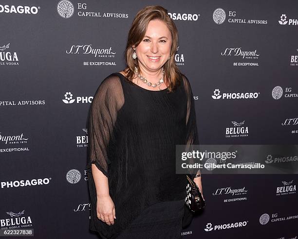 Chess Grandmaster Judit Polgar attends the 2016 World Chess Championship Match Opening Ceremony at The Plaza Hotel on November 10, 2016 in New York...