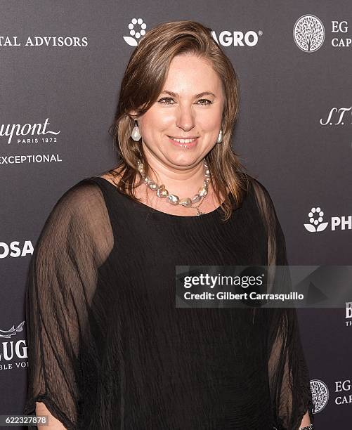 Chess Grandmaster Judit Polgar attends the 2016 World Chess Championship Match Opening Ceremony at The Plaza Hotel on November 10, 2016 in New York...