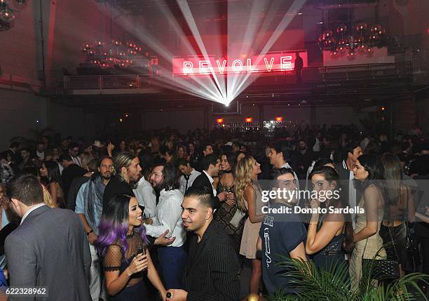 View of the atmosphere at REVOLVE Winter Formal 2016 on November 10, 2016 in Los Angeles, California.