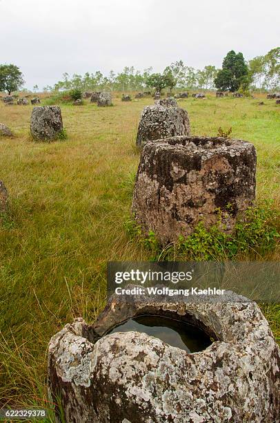 The Plain of Jars consists of thousands of stone jars scattered around the upland valleys and the lower foothills of the central plain of the...