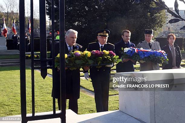 Former French Economy Minister, and founder and president of the political movement "En Marche !", Emmanuel Macron , French socialist lawmaker and...