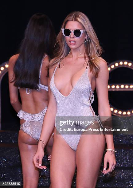 Models walk the runway during Elsa Pataky's presentation of her new Women'Secret musical at Fine Arts Circle on November 10, 2016 in Madrid, Spain.