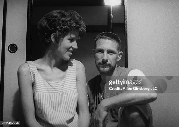 Joanne Kyger & Gary Snyder - Kyoto, Japan, June 1963; Joanne Kyger and Gary Snyder married in their little house near Daitoku-ji where they practiced...