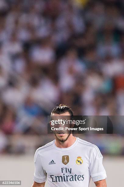 Gareth Bale of Real Madrid CF looks on during the match between FC Internazionale Milano and Real Madrid as part of the International Champions Cup...