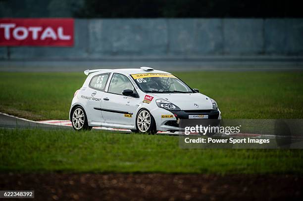 October 29: #65 driver Wong Cheuk Fung in action during the Free Practice 1 of 2016 Clio Cup China Series at the 2016-2017 Asian Le Mans Series Round...