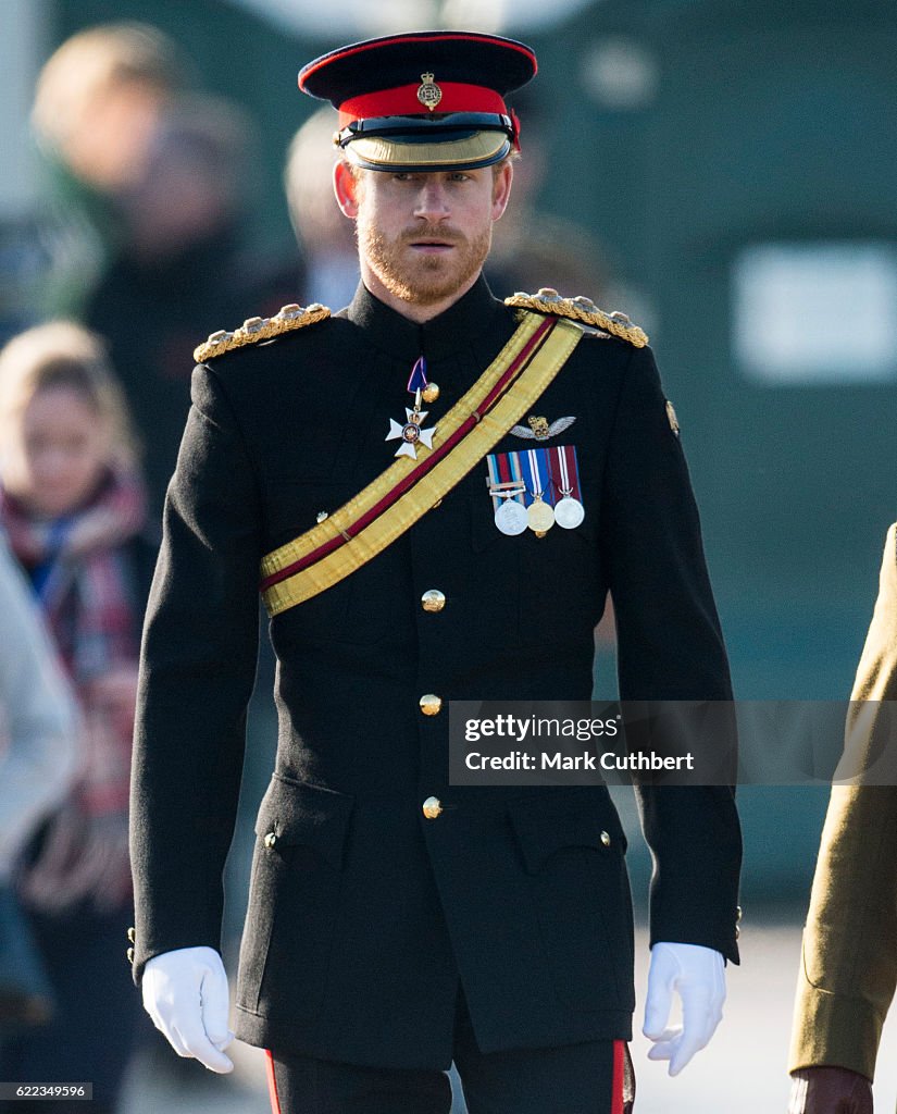 Prince Harry Attends The Armistice Day Service