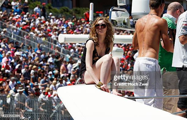 Formula One World Championship 2013, Grand Prix of Monaco, Fans on yacht