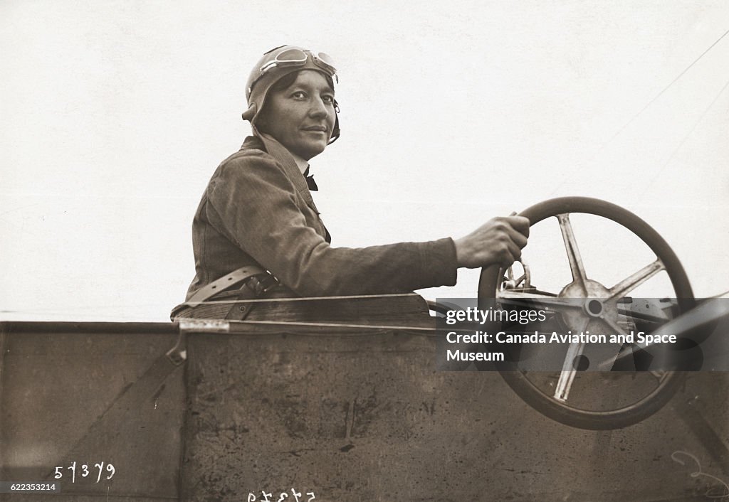 Marvingt in a Antoinette Monoplane