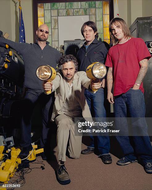 Michael Ivins, Wayne Coyne, Steven Drozd, and Kliph Scurlock.