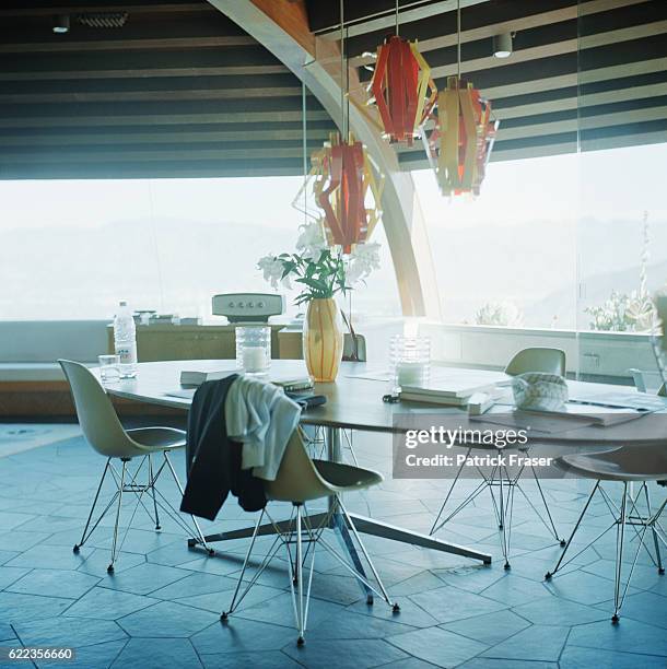 Eames Table and Chairs in Dining Area
