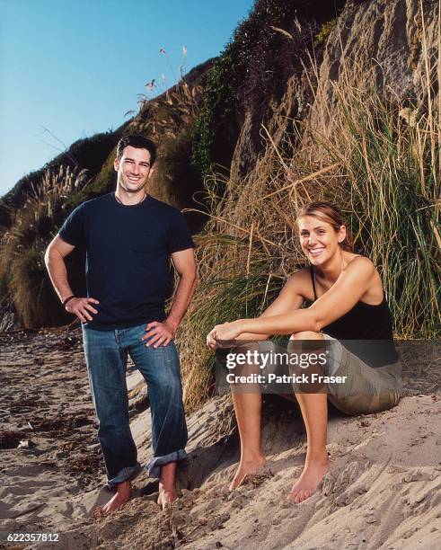 Former Survivor contestants Burton Roberts and Jenna Lewis partnered to form the adventure travel company Reality Trips.