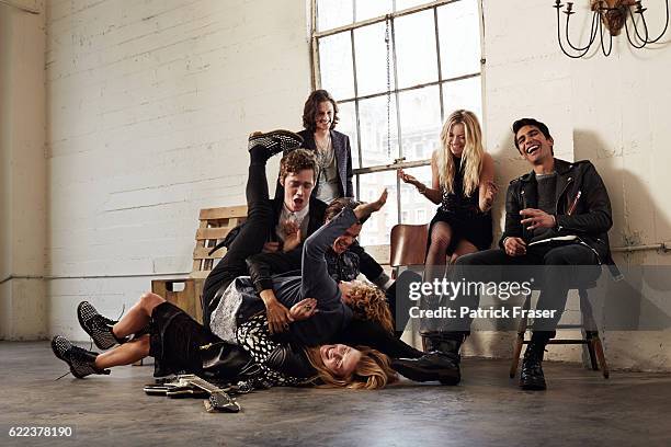 Sarah Dumont, Kyle Leatherberry, Julian De La Celle, Matthew Grathwol, Alexander Nifong, Francesca Eastwood and Tui Asau.