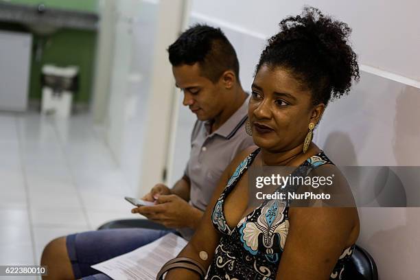 Ana Paula Rocha and Denis Paulo da Silva, who volunteered for the dengue vaccine trials. In Recife, northeastern Brazil. The Butantan Institute of...