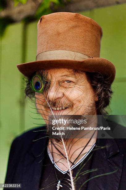 Singer Zucchero Fornaciari is photographed for Paris Match on May 6, 2016 in Pontremoli, Italy.