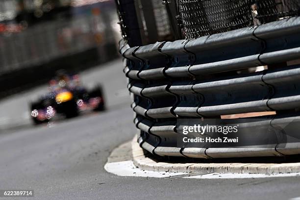 Formula One World Championship 2013, Grand Prix of Monaco, #1 Sebastian Vettel , Leitplanke, Schutzplanke