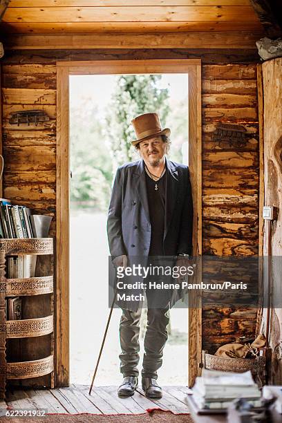 Singer Zucchero Fornaciari is photographed for Paris Match on May 6, 2016 in Pontremoli, Italy.