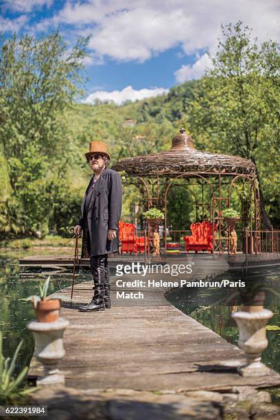 Singer Zucchero Fornaciari is photographed for Paris Match on May 6, 2016 in Pontremoli, Italy.