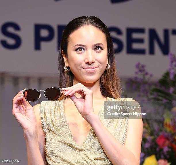 Model Angelica Michibata attends the 27th Japan Best Dressed Eyes Awards Presentation Ceremony on October 20, 2014 in Tokyo, Japan.