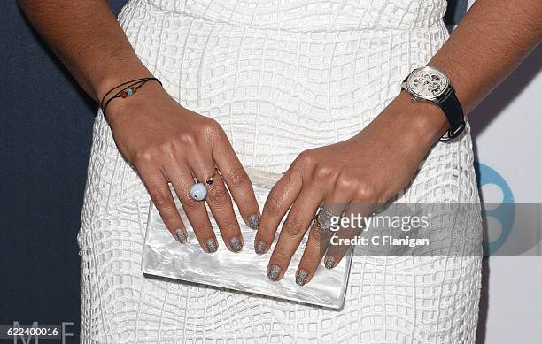 Camila Alves, purse and watch detail, attends the Caldwell Vineyards Maverick Actor Tribute during the 6th Annual Napa Valley Film Festival at The...