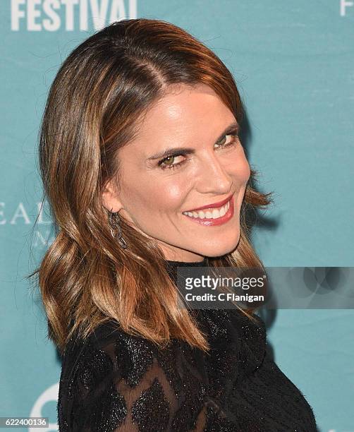 Personality Natalie Morales attends the 2016 Celebrity Tributes during the 6th Annual Napa Valley Film Festival at The Lincoln Theatre on November...