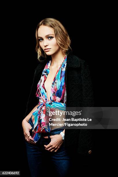 Actress Lily-Rose Depp is photographed for Madame Figaro on September 8, 2016 at the Toronto Film Festival in Toronto, Canada. PUBLISHED IMAGE....