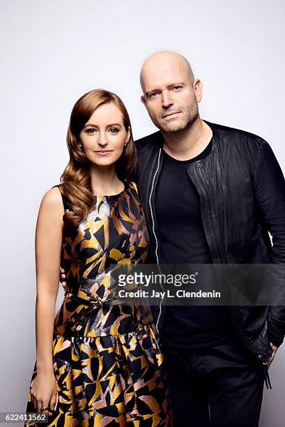 Actress Anna O'Riley and filmmaker Marc Forster, from the film All I See is You, pose for a portraits at the Toronto International Film Festival for...