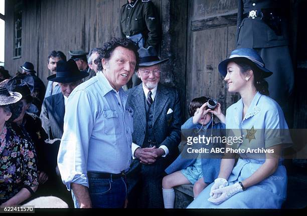 Miniseries - Behind-the-Scenes Coverage - Airdate: November 13, 15 through 17, 20 and 23, 1988 / May 7 through 10 and 14, 1989. L-R: DIRECTOR DAN...