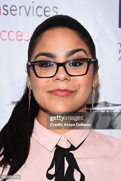 Jessica Marie Garcia attends the The TMA 2016 Heller Awards on November 10, 2016 in Beverly Hills, California.